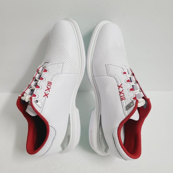 NEW Nike Air Jordan ADG 5 Golf Shoes FQ7874-101 Size 11.5 White Red